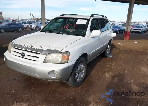 2006 Toyota Highlander V6 from USA, damaged, VIN JTEGP21A860110005